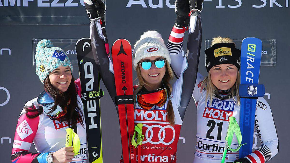 Große Freude bei Shiffrin, Weirather und Tippler