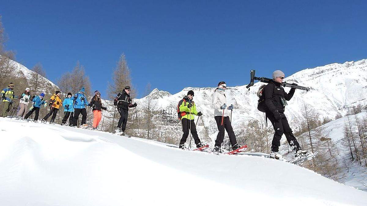 Geführte Schneeschuhwanderung im Nationalpark Hohe Tauern