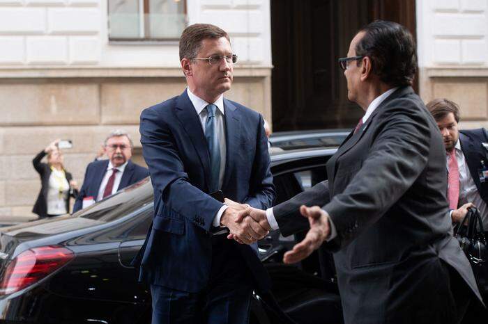 Auch Russlands stellvertretender Ministerpräsident Alexander Novak ist beim OPEC+-Treffen in Wien