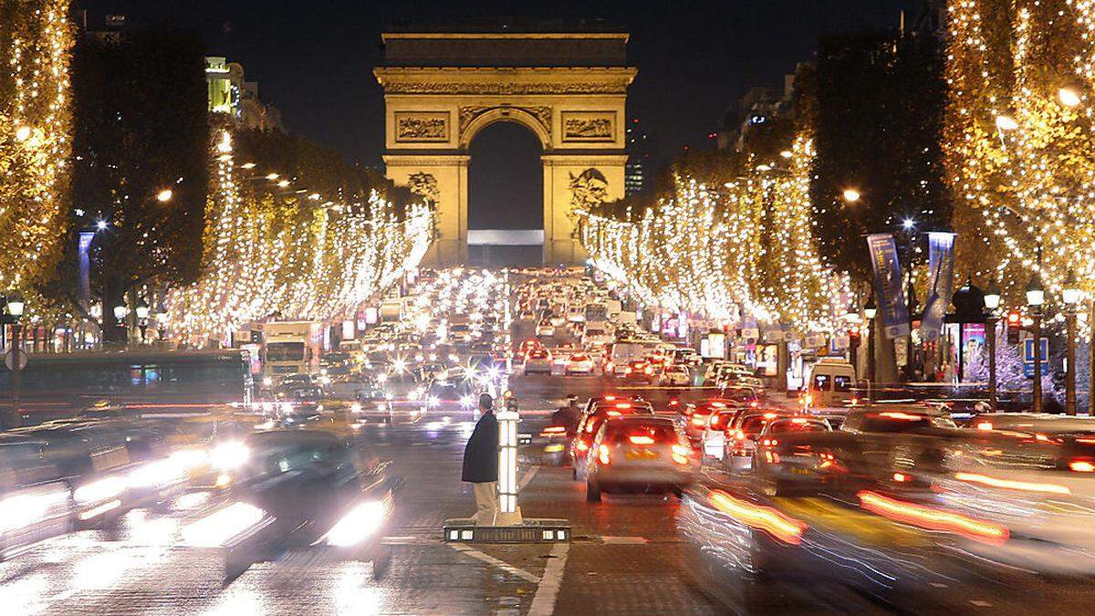 Champs-Elysees zur Weihnachtszeit