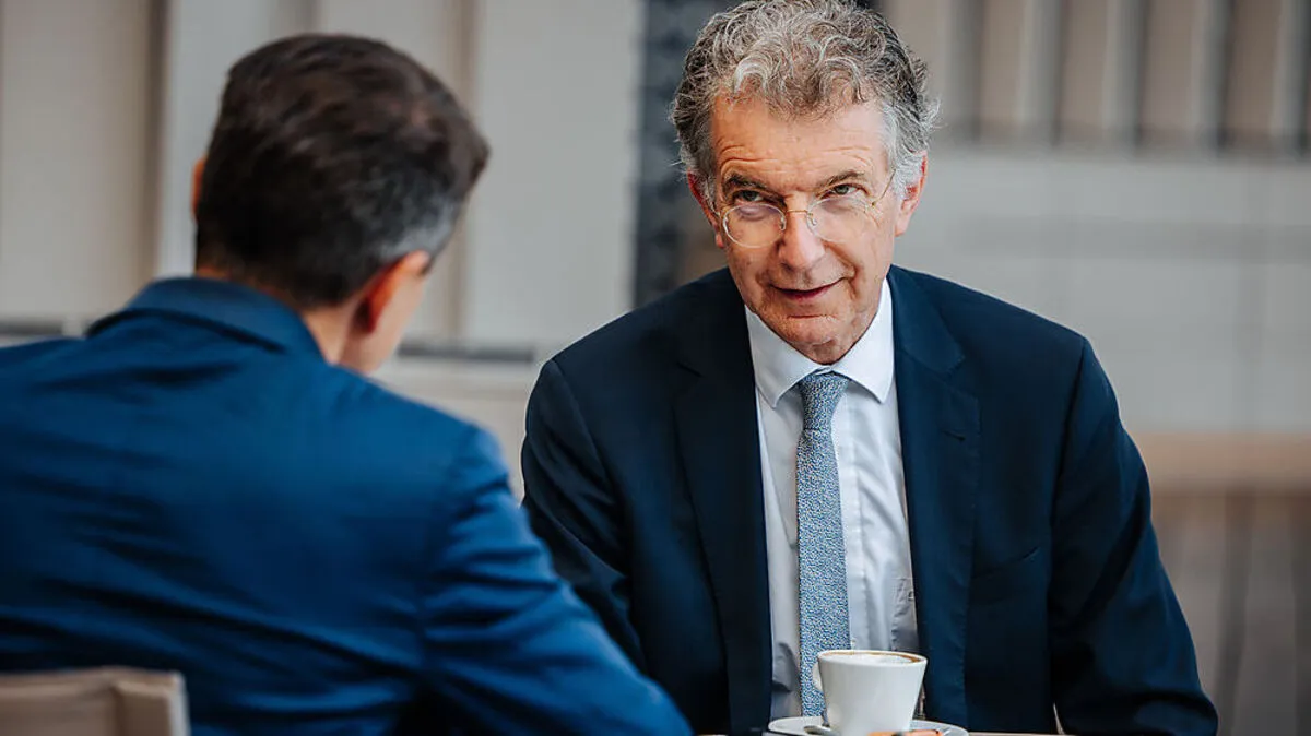 Christoph Heusgen, der Leiter der Münchener Sicherheitskonferenz, war auf Einladung der Kärntner Sparkasse in Kärnten.