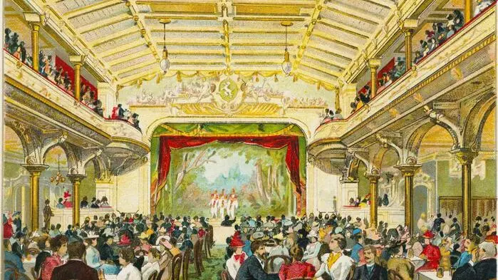 Graz historisch, Orpheum, Orpheumgasse; von Karl A. Kubinzky für Christian Weniger Stadtspaziergang mit Lilly