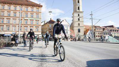 VCÖ forder Ausbau der Radinfrastruktur in Graz
