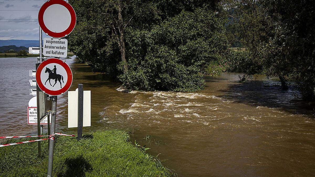 Im Raum Maria Saal war die Hochwassersituation besonders dramatisch