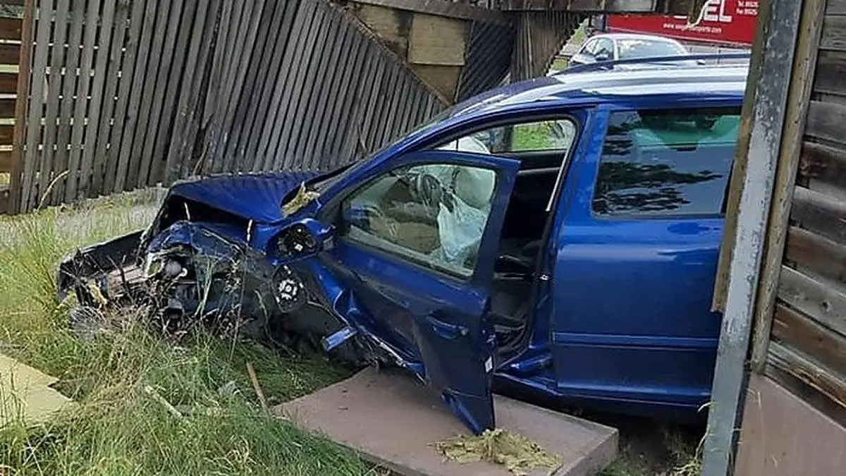 Nahe der Westeinfahrt von Pruggern passierte am frühen Mittwochnachmittag der Unfall