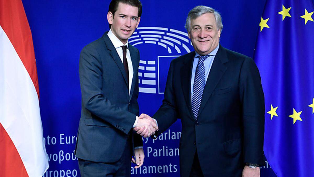 Sebastian Kurz, Antonio Tajani