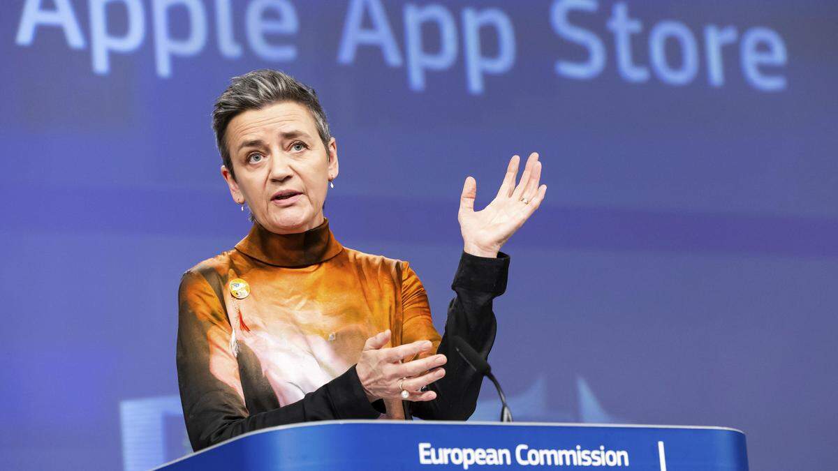 EU-Kommissarin Margrethe Vestager: „Beherrschende Stellung missbraucht“