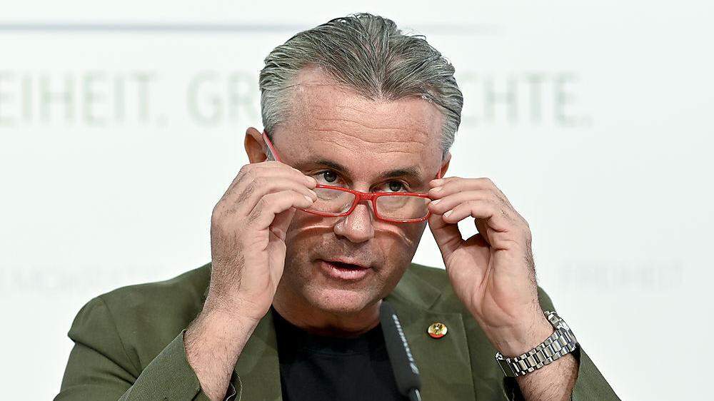 FPÖ-Parteichef Norbert Hofer