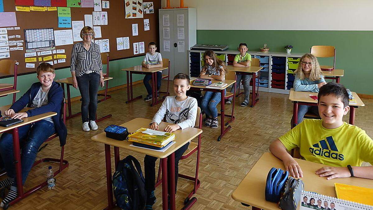 In der NMS Stallhofen hielten sich die Schüler brav an alle Bestimmungen