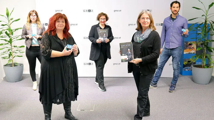 Ines Abraham, Doris Kirschner, Daniela Kerschbaumer, Elke Kahr, Nils Kaltschmidt (von links)