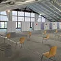 Die Tennishalle in Lienz wird zum Impfzentrum adaptiert, Impftermine gibt es noch keine 