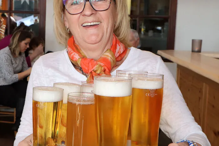 Für die kühlen Getränke  war bestens gesorgt!