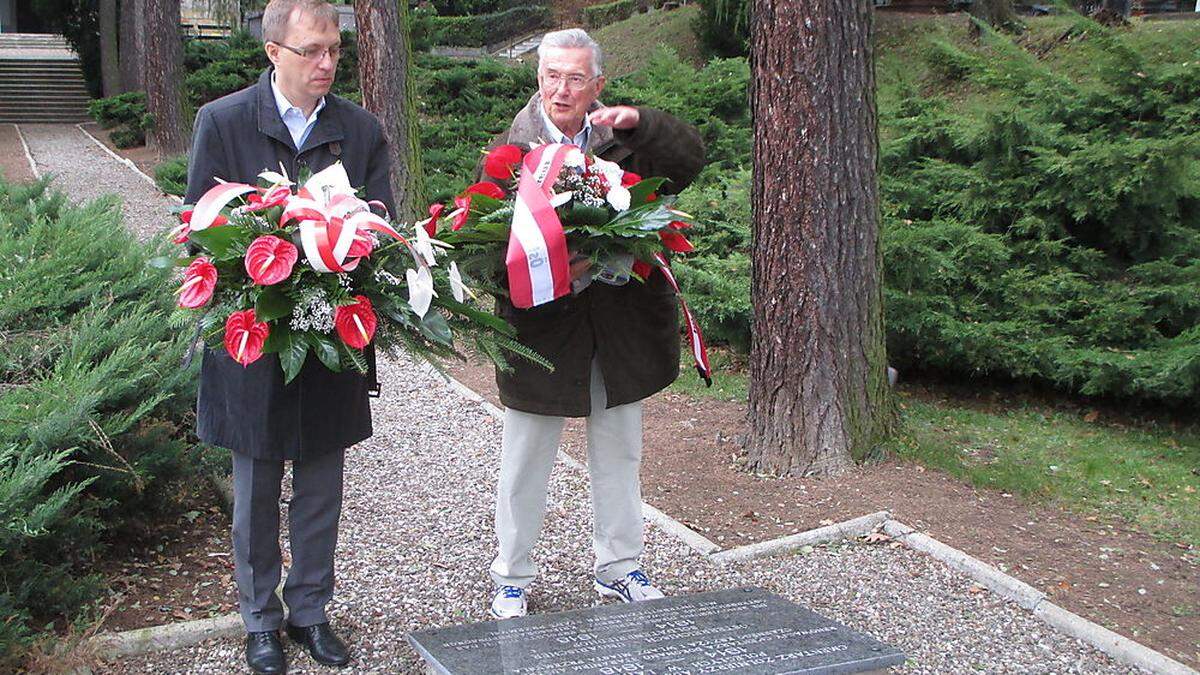 v.l.: Vize-Stadtpräsident Grzegosz Hayder mit Gerold Ortner