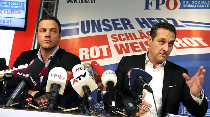 Gudenus - Strache (Archivbild)