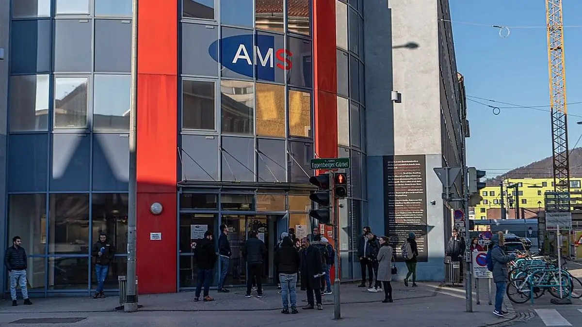 Arbeitsmarkt, Wirtschaftm AMS West, erster Tag nach inkrafttretten der Maßnahmen gegen des Coronavirus,, Graz am 16.03.2020