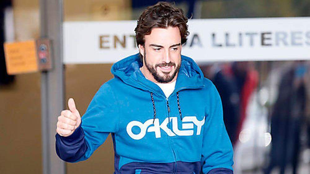 Alonso hat den Daumen oben: Er arbeitet am Comeback