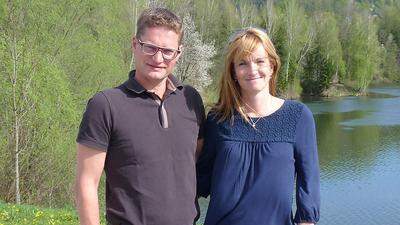 Werner und Nicole Monsberger wünschen sich einen offiziellen Badebetrieb