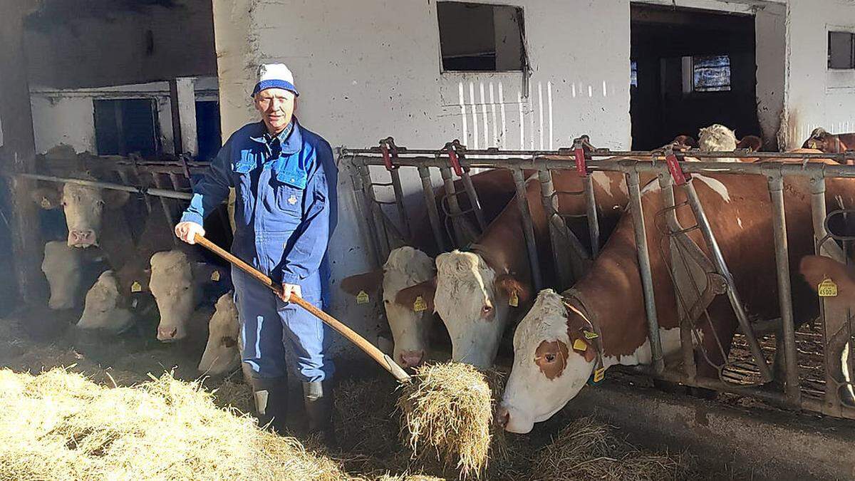 Stefan Harrer aus Fladnitz an der Teichalm fürchtet, dass der Milchertrag durch Futtermangel zurückgeht