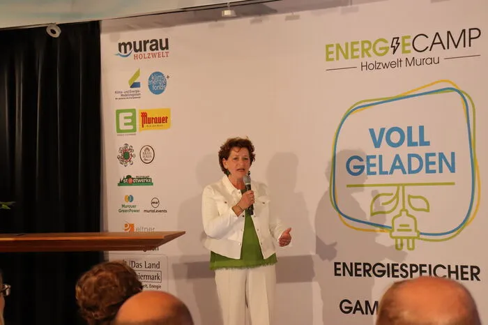 Landesrätin Ursula Lackner konnte heuer erstmals am Energiecamp Murau teilnehmen.
