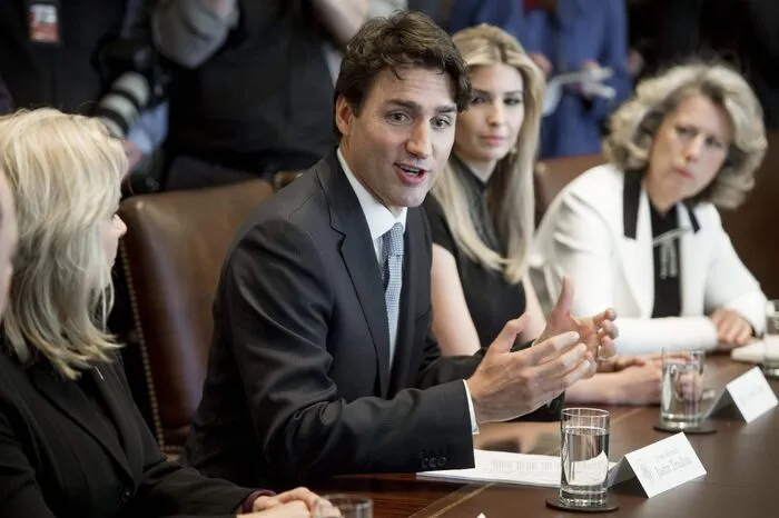 Auch bei Ivanka Trump, so etwas Ähnliches wie die First Lady der USA, wirkte Trudeaus Charme.