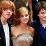 Diese drei wurden durch die Verfilmung berühmt: Rupert Grint, Emma Watson und Daniel Radcliffe 2001