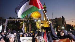 In Teheran gab es zuletzt laufend große Solidaritätsbekundungen mit den Palästinensern 