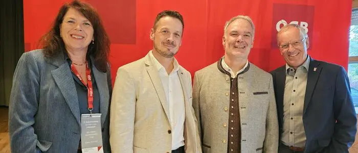 Sonja Föger-Kalchschmied, Manuel Schmidler, Martin Strasser und Willi Lackner