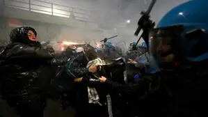 Ausschreitungen in Mailand