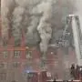 Feuerwehrleute versuchen, einen Brand in Odessa zu bekämpfen