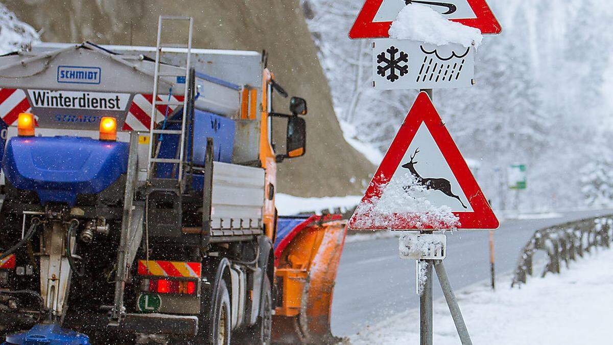 Winterdienst im Dauereinsatz