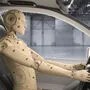 Ein großer Teil der Crashtests wird mit männlichen Dummies durchgeführt