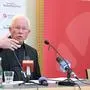 Erzbischof Franz Lackner bei der Präsentation der Österreich-Ergebnisse