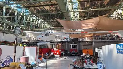 Der Segelflieger Type Schleicher K8 Baujahr 1966 ist schon an seinem Platz