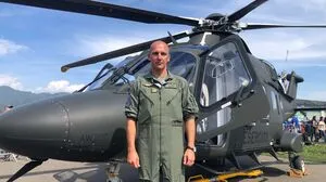 Oberstleutnant Udo Koller vor seinem neuen Arbeitsgerät