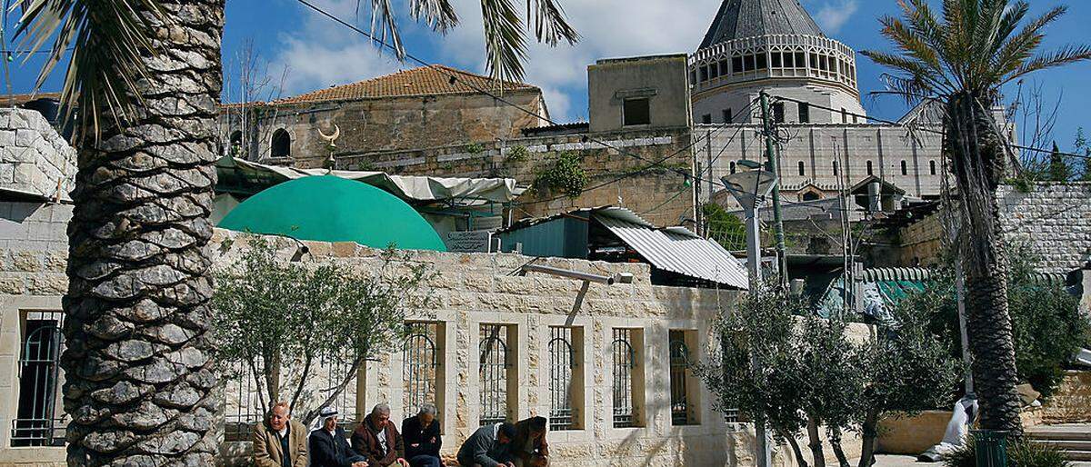 Die Kuppel der Verkündigungskirche prägt das Stadtbild von Nazareth