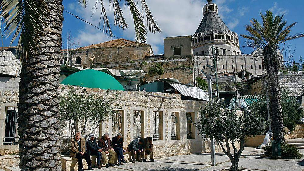 Die Kuppel der Verkündigungskirche prägt das Stadtbild von Nazareth