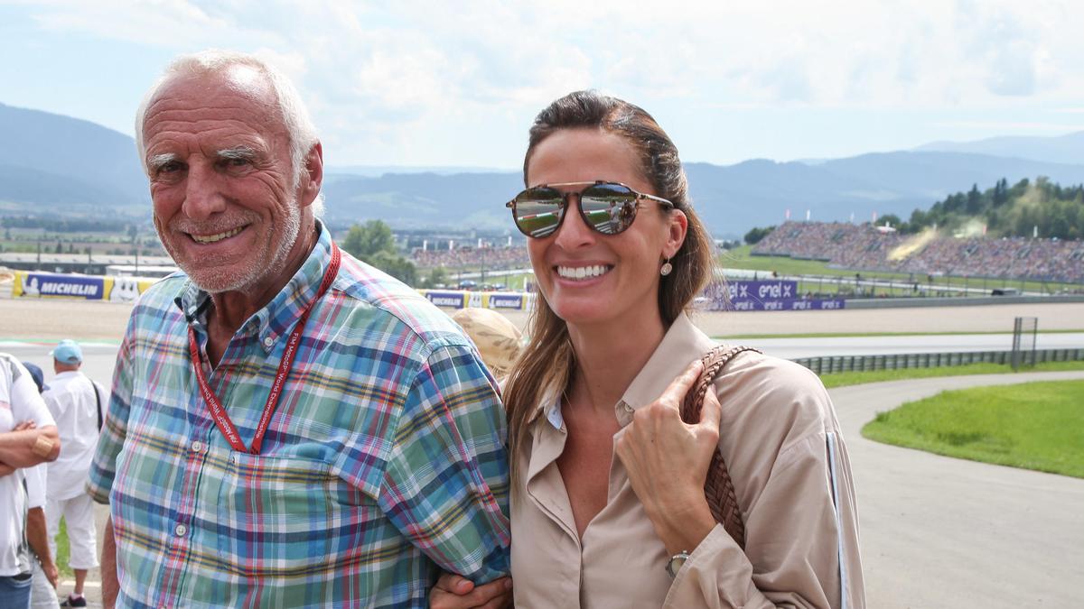 Marion Feichtner und Didi Mateschitz 2019 beim Grand Prix