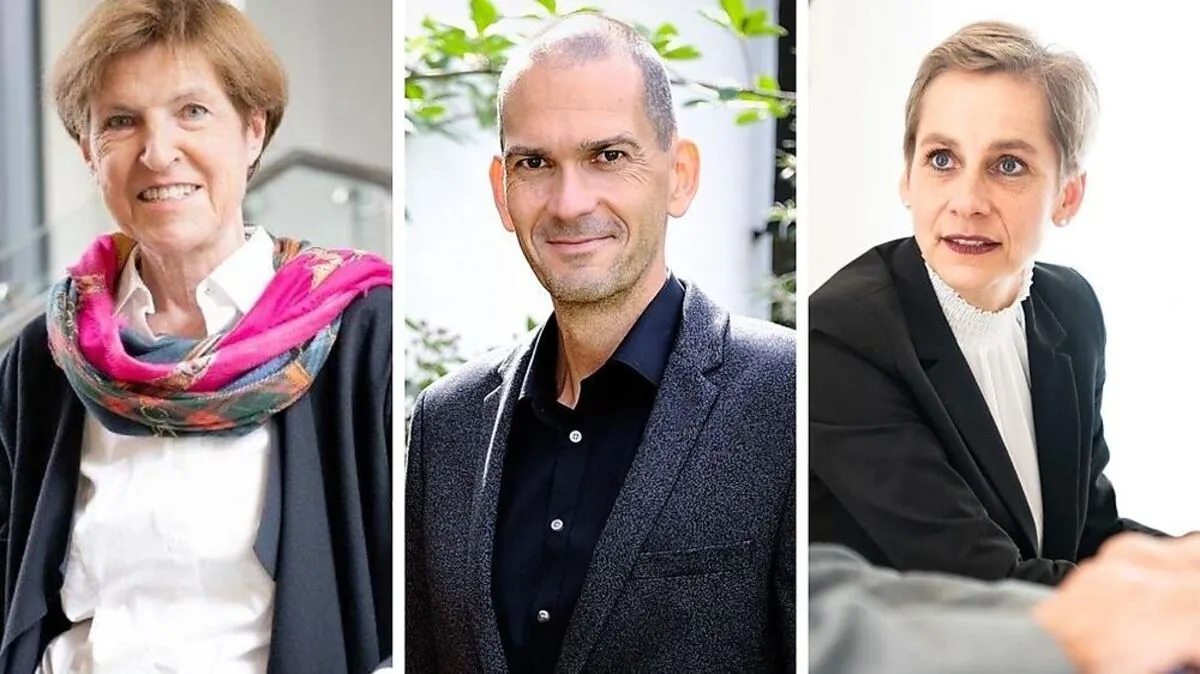 Heidi Zikulnig, Gerald Lichtenegger und Birgit Strimitzer-Riedler 