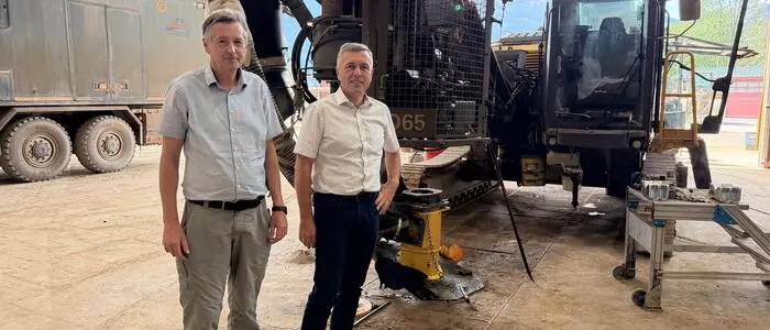 Christian Treml, Geschäftsführer für Finanzen (r.), und Armin Kogelbauer, technischer Geschäftsführer, setzen auf die Weiterentwicklung des Erzbergs