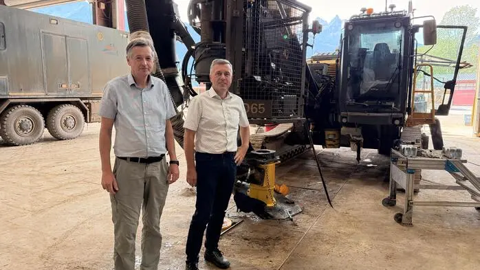 Christian Treml, Geschäftsführer für Finanzen (r.), und Armin Kogelbauer, technischer Geschäftsführer, setzen auf die Weiterentwicklung des Erzbergs