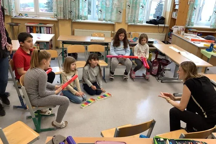 So wurde musiziert, Kekse wurden gebacken oder weihnachtliche Karten gestaltet.