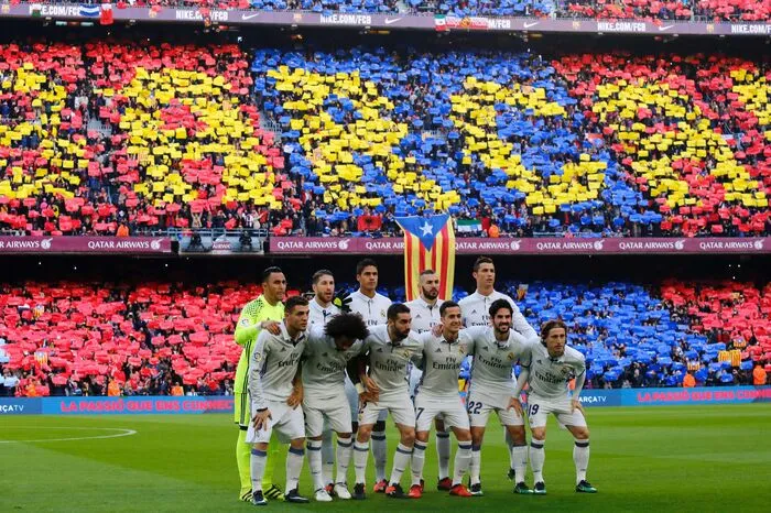 Die Kulisse im Nou Camp, der Heimstätte von Barcelona, war wahrlich beeindruckend.