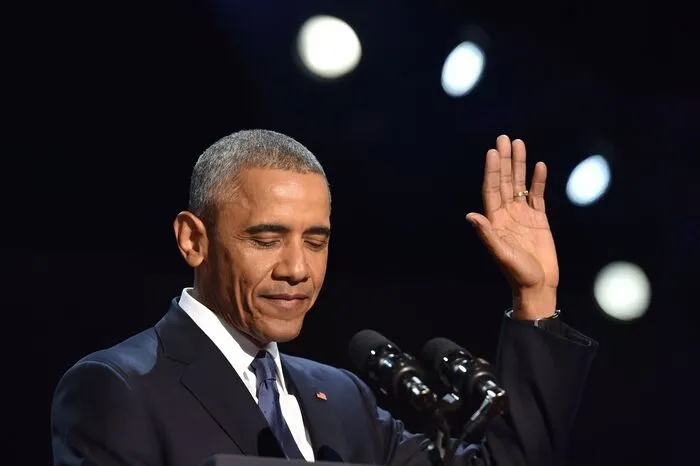 "Ihr müsst die Werte hochhalten, die uns zu dem machen was wir sind", forderte Obama von seinen Landsleuten.