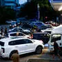 Tankstellen-Chaos in ganz Russland, hier in Novosibirsk