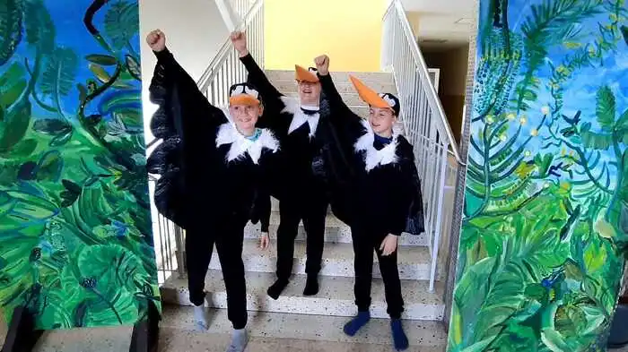 An der Musikmittelschule Edelschrott führen die Schüler das Dschungelbuch als Musical auf.