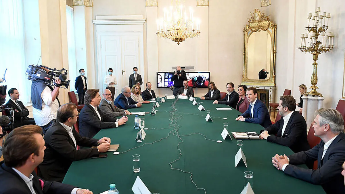 CORONAVIRUS: RUNDER TISCH MIT GASTRONOMEN