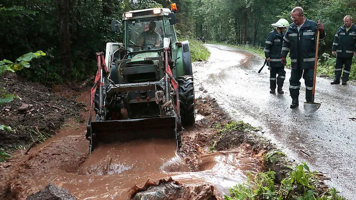 In Kainach bei Voitsberg gingen bereits zum dritten Mal innerhalb von zwei Wochen Unwetter nieder