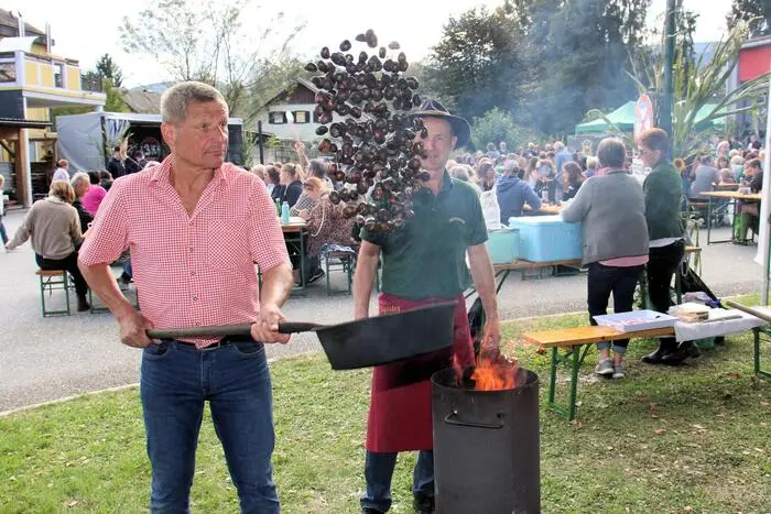 Musikalisch sorgten die „3 Kärntner“ für beste Stimmung bei den zahlreichen Besuchern.