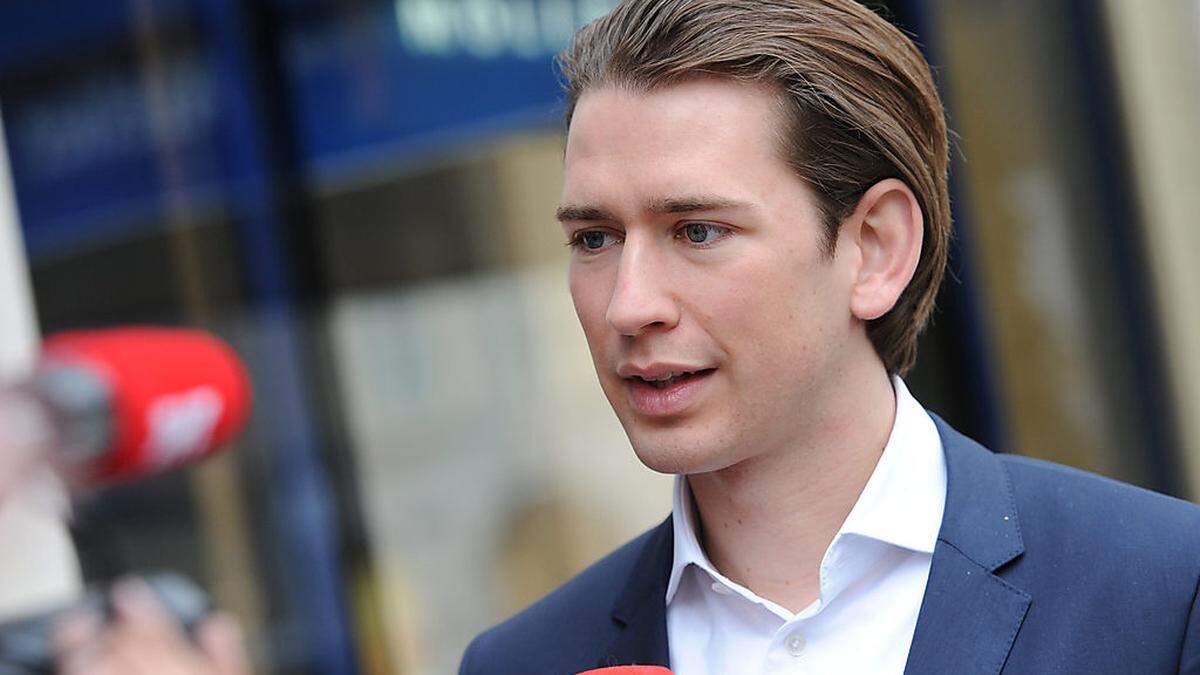 Außenminister Sebastian Kurz 