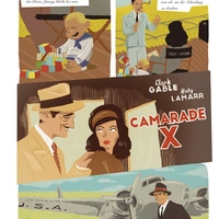 Hedy Lamarr trat mit Clark Gable in „Comrade X“ auf